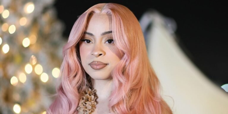 Ice Spice Stuns in Sheer Lace with a Bold Bra and Minimal Thong