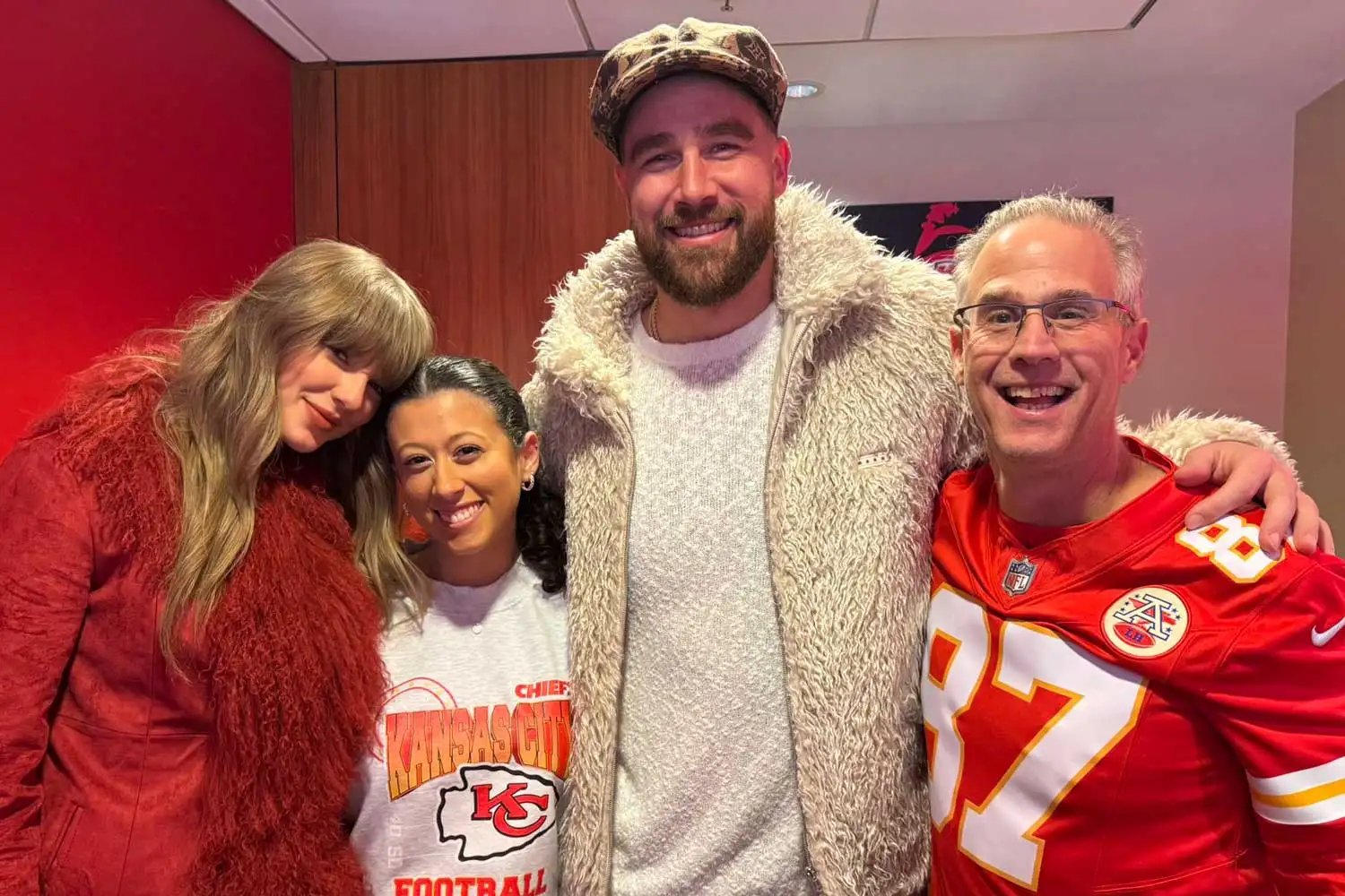 Taylor Swift, Travis Kelce, Jeff Rotsky