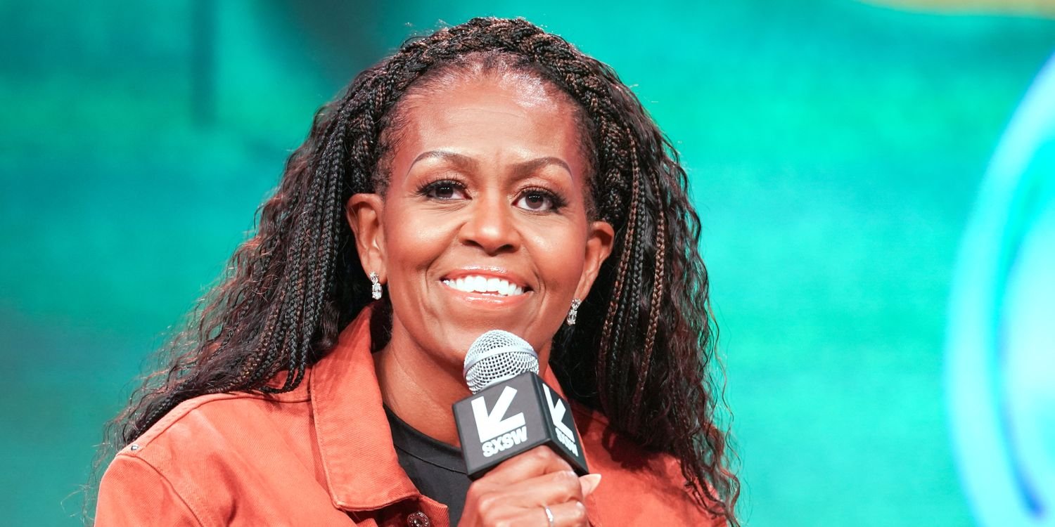 Michelle Obama Stuns Again in a Unique Dress with Leather and Lace Accents