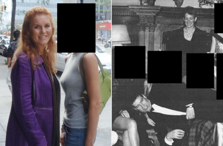 Prince Andrew and Sarah Ferguson Share a Moment in Recently Released Epstein Photos