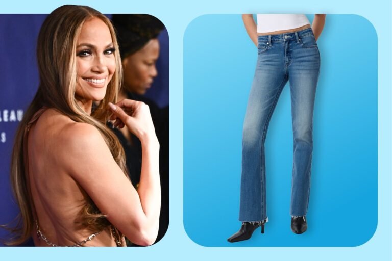 Jennifer Lopez, Sharon Stone, and Other Celebrities Are Reviving This Comfortable and Flattering Vintage Jean Style