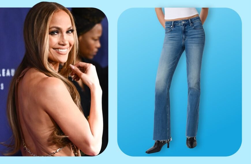 Jennifer Lopez, Sharon Stone, and Other Celebrities Are Reviving This Comfortable and Flattering Vintage Jean Style