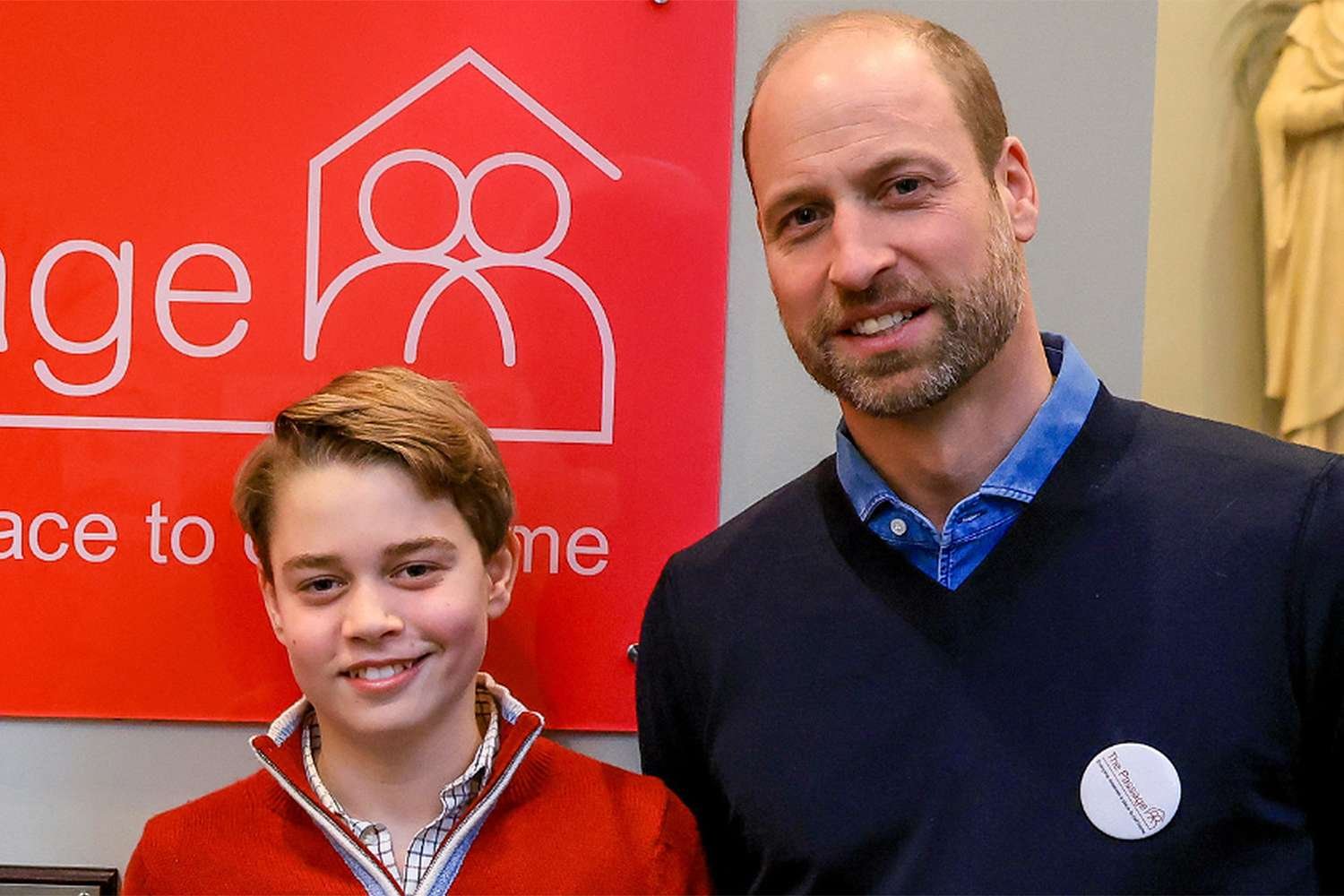 Prince William and Prince George Visit Homeless Charity, Just Like Princess Diana Did Years Ago