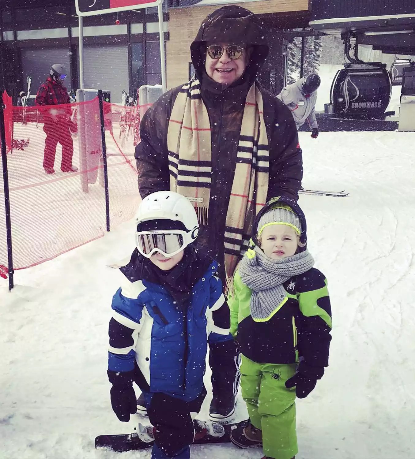 Elton John Family Photos