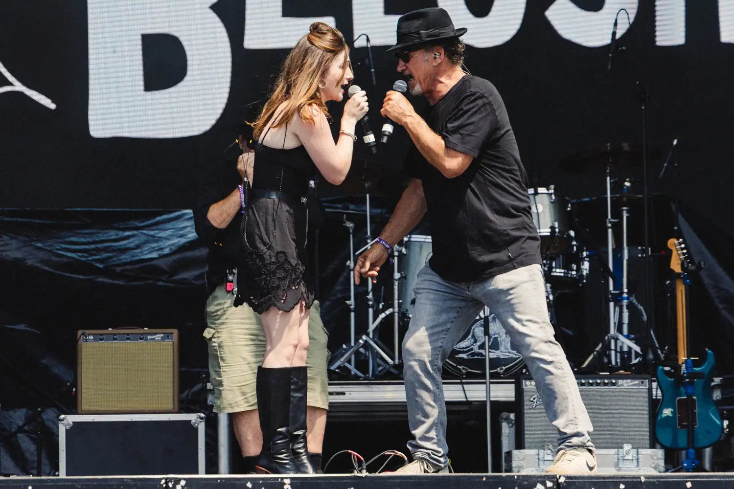 Jim Belushi and daughter Jami Belushi, who performed at the Windy City Smokeout