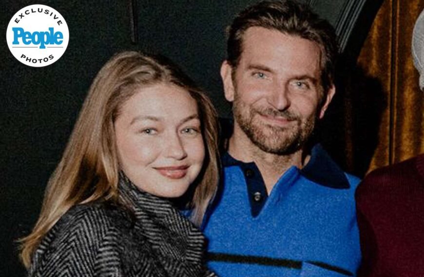 Bradley Cooper and Gigi Hadid Share a Sweet Moment Backstage at Broadway's Waiting for Godot