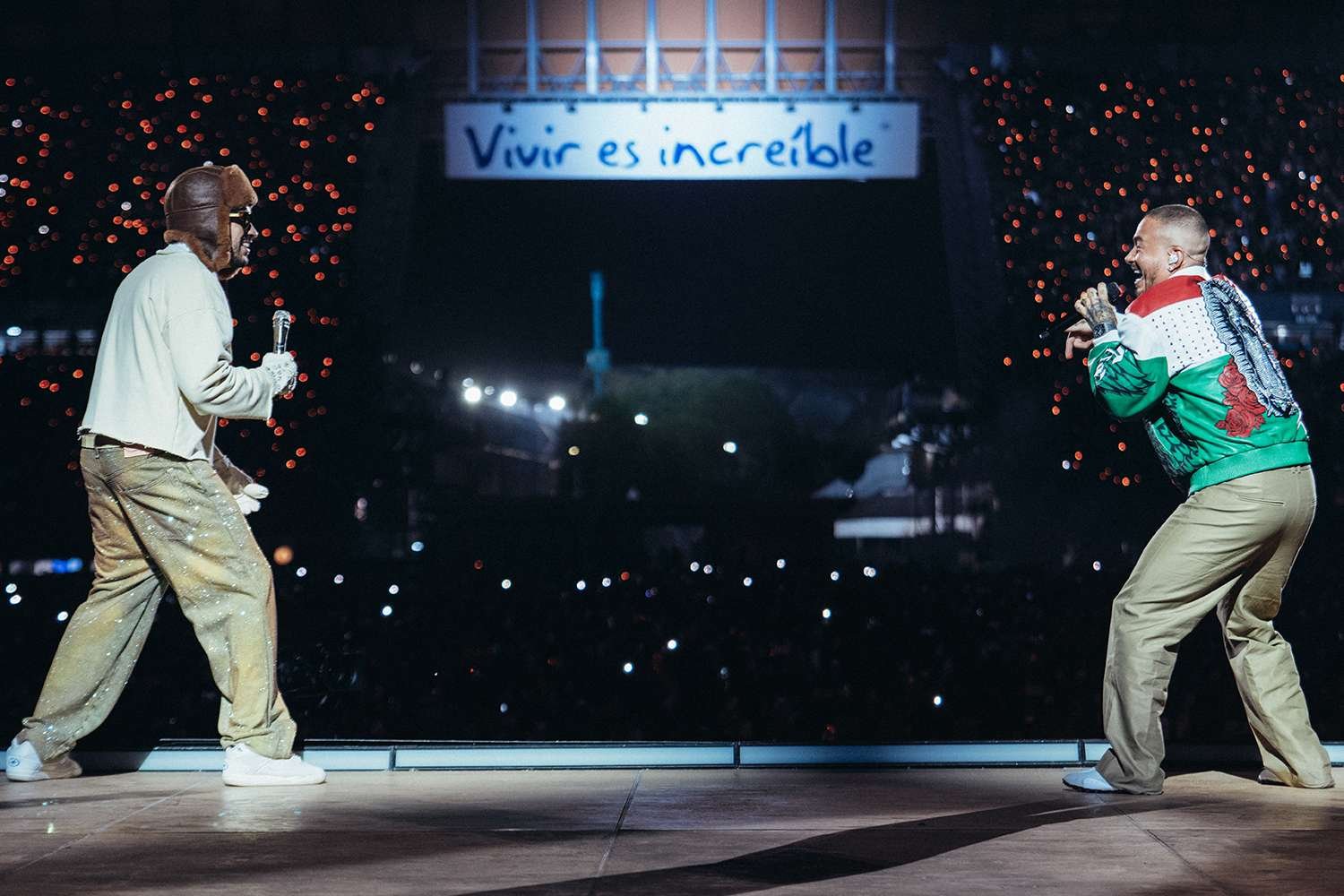 Bad Bunny and J Balvin Come Together in Mexico City Tour Finale Despite Rumors