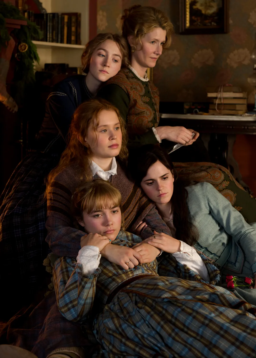 Saoirse Ronan, Laura Dern, Eliza Scanlen, Florence Pugh and Emma Watson in Little Women