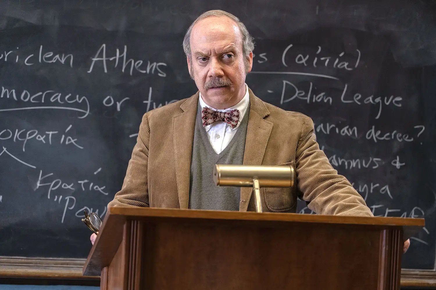 Paul Giamatti stars as Paul Hunham in director Alexander Payne THE HOLDOVERS