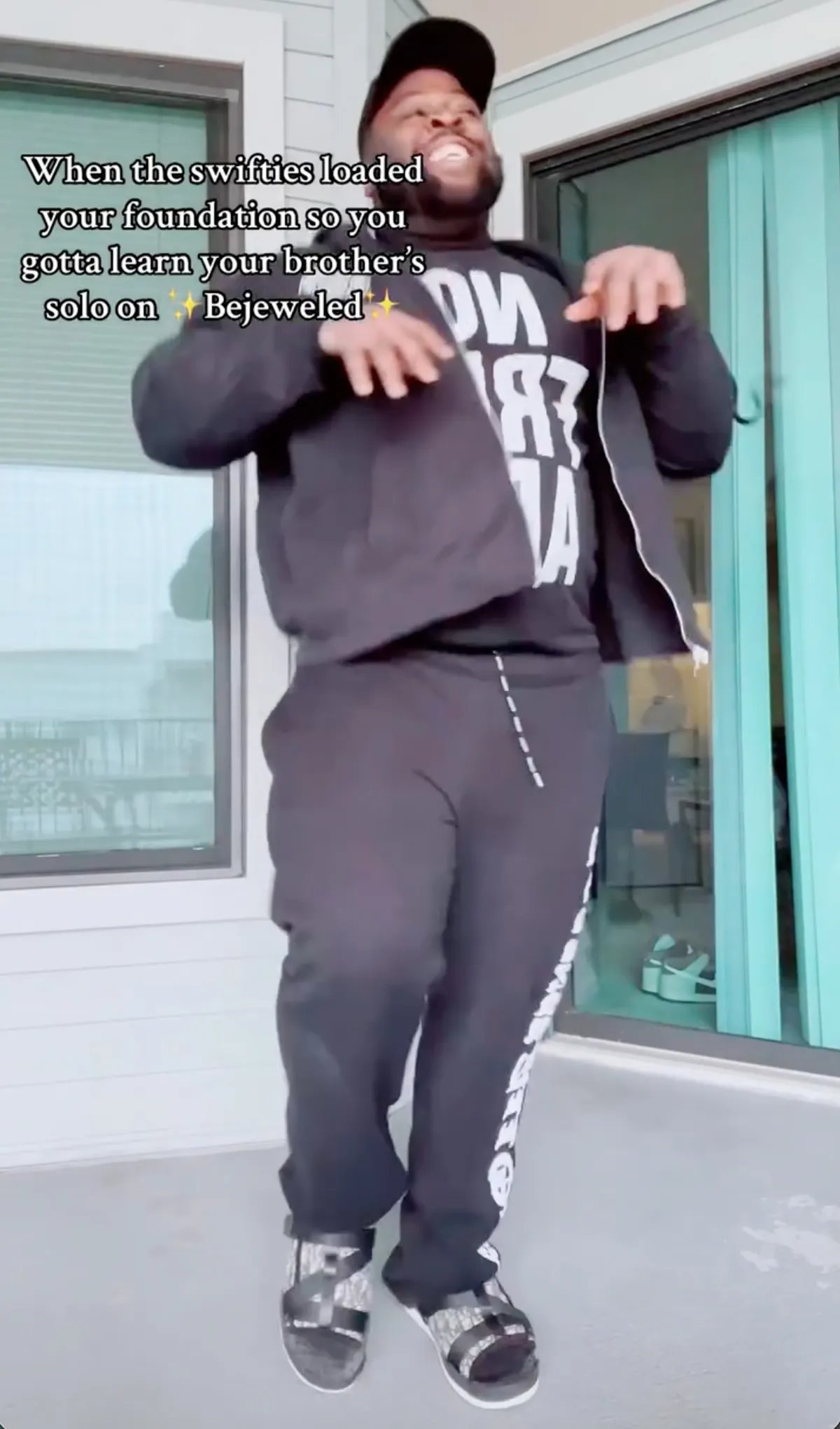 NFL Star Khalen Saunders Learns His Brother Kam's Eras Tour Choreography After Taylor Swift Fans Donate $20K to His Charity