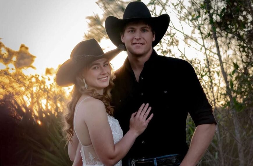 Colton Hendricks and Cassie McCowan Celebrate Their Farm Wedding