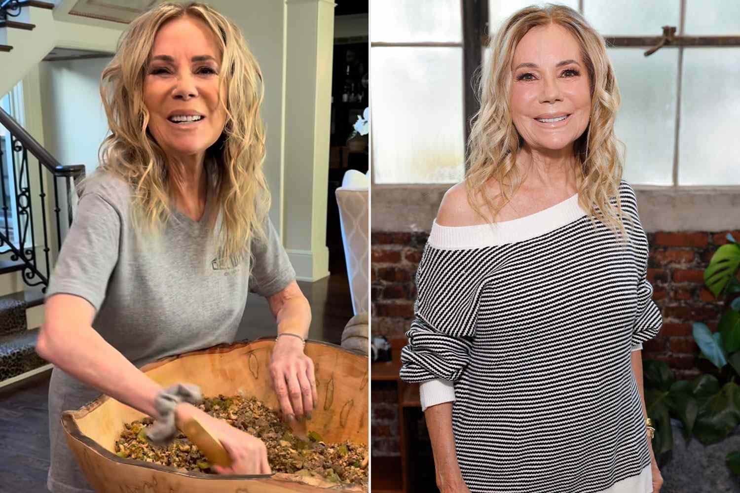 Kathie Lee Gifford Shares Her Beloved Holiday Stuffing Recipe in a Giant Bowl