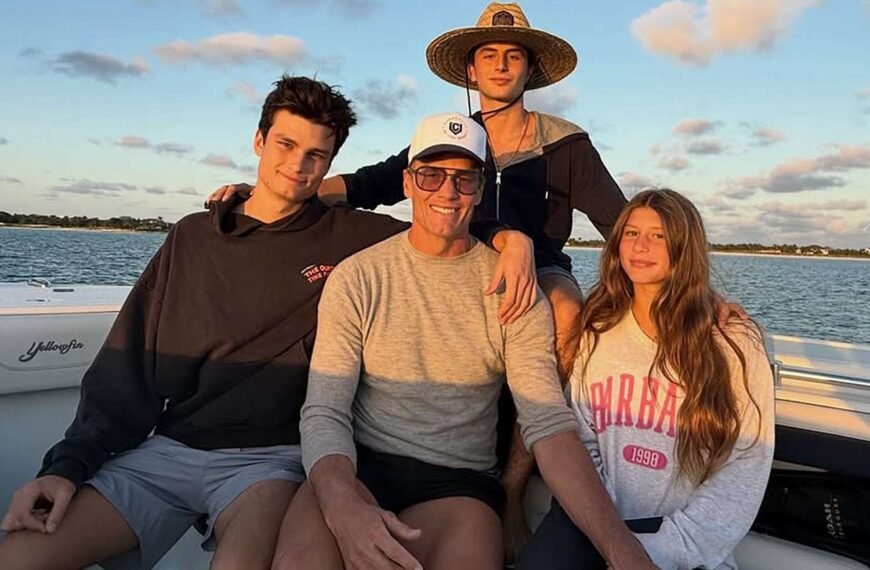 Tom Brady Celebrates Christmas on a Boat with His Three Kids