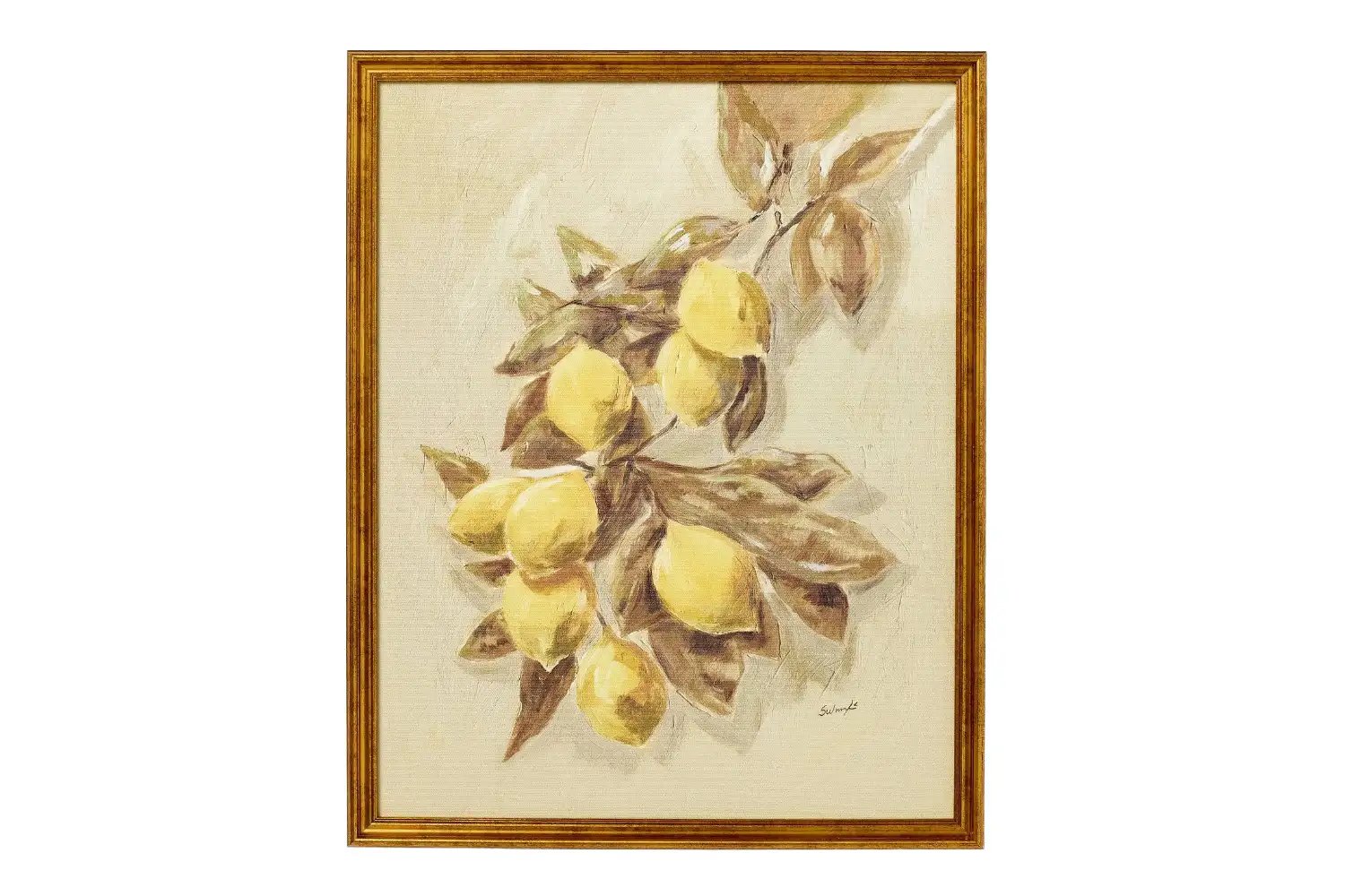 Threshold Lemons Vintage Framed Wall Art