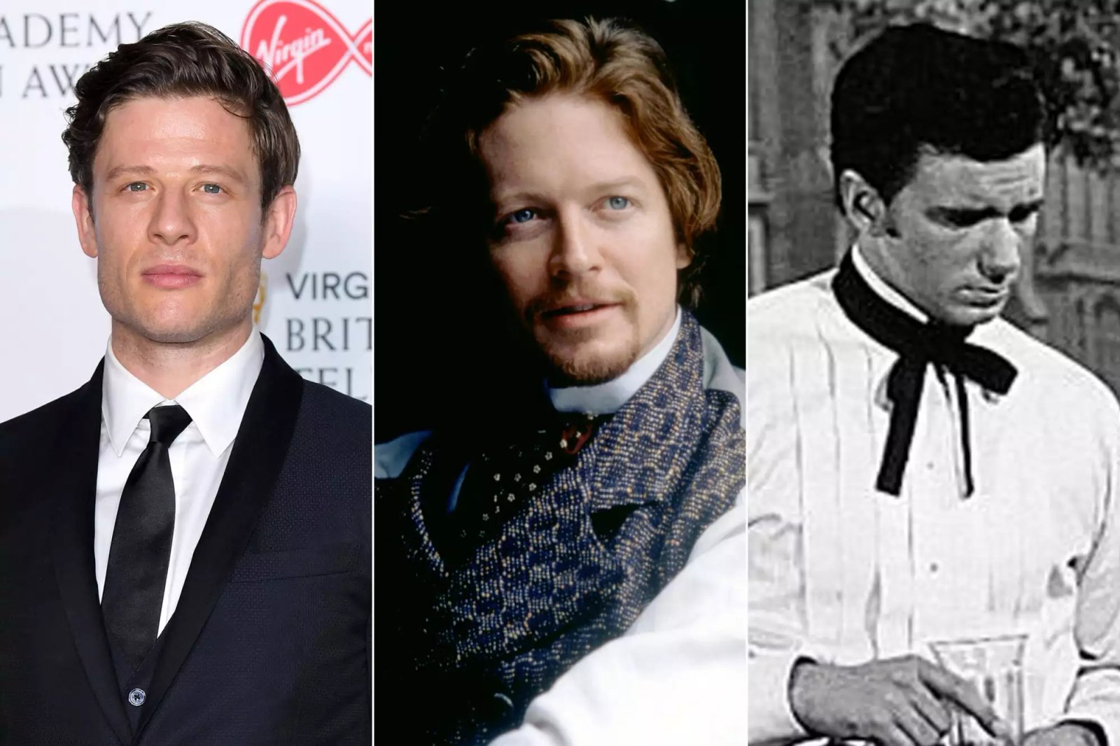 James Norton, Eric Stoltz and Richard Stapley as John Brooke