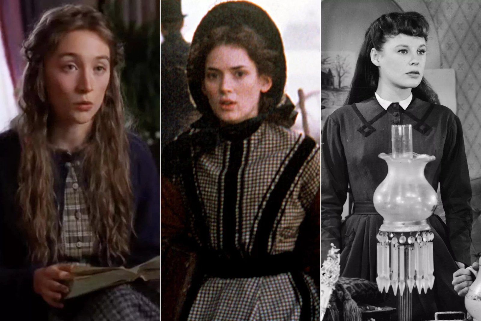 Saoirse Ronan, Winona Ryder and June Allyson as Jo March