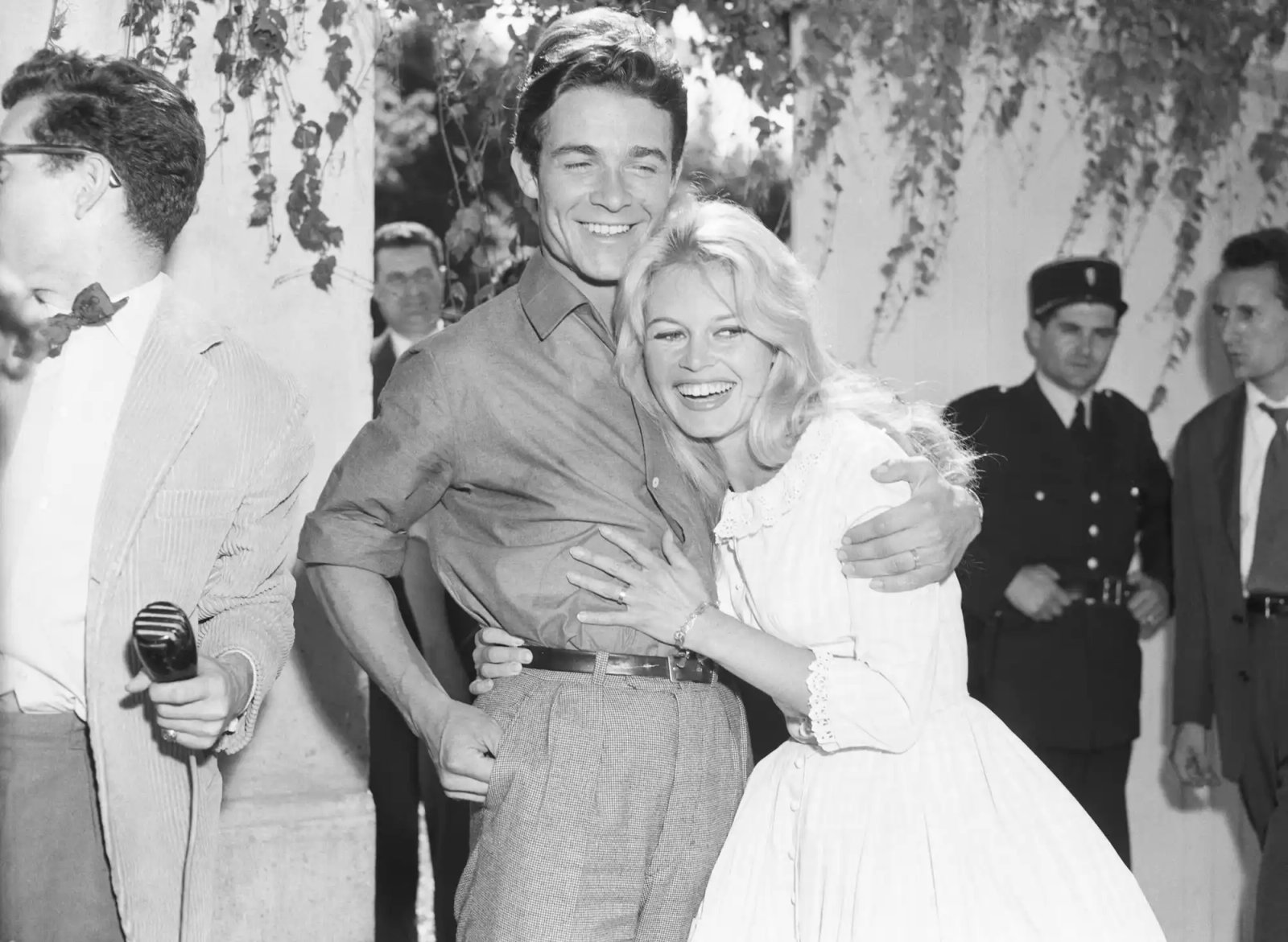 Brigitte Bardot and Jacques Charrier