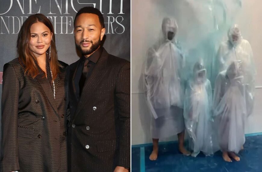John Legend Rings in His 47th Birthday with Fun Family Sliming Alongside Chrissy Teigen and Their Kids