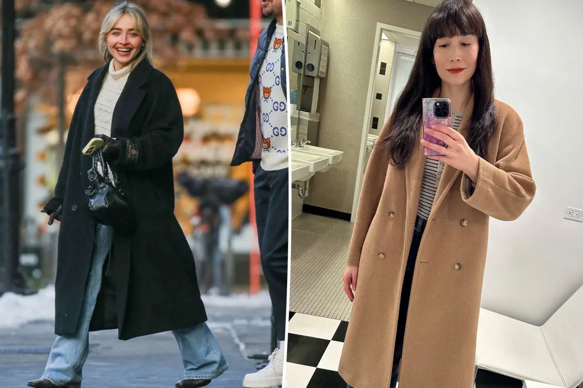 Sabrina Carpenter and I both love this timeless coat — it’s a must-have for chilly days and it’s currently on sale!