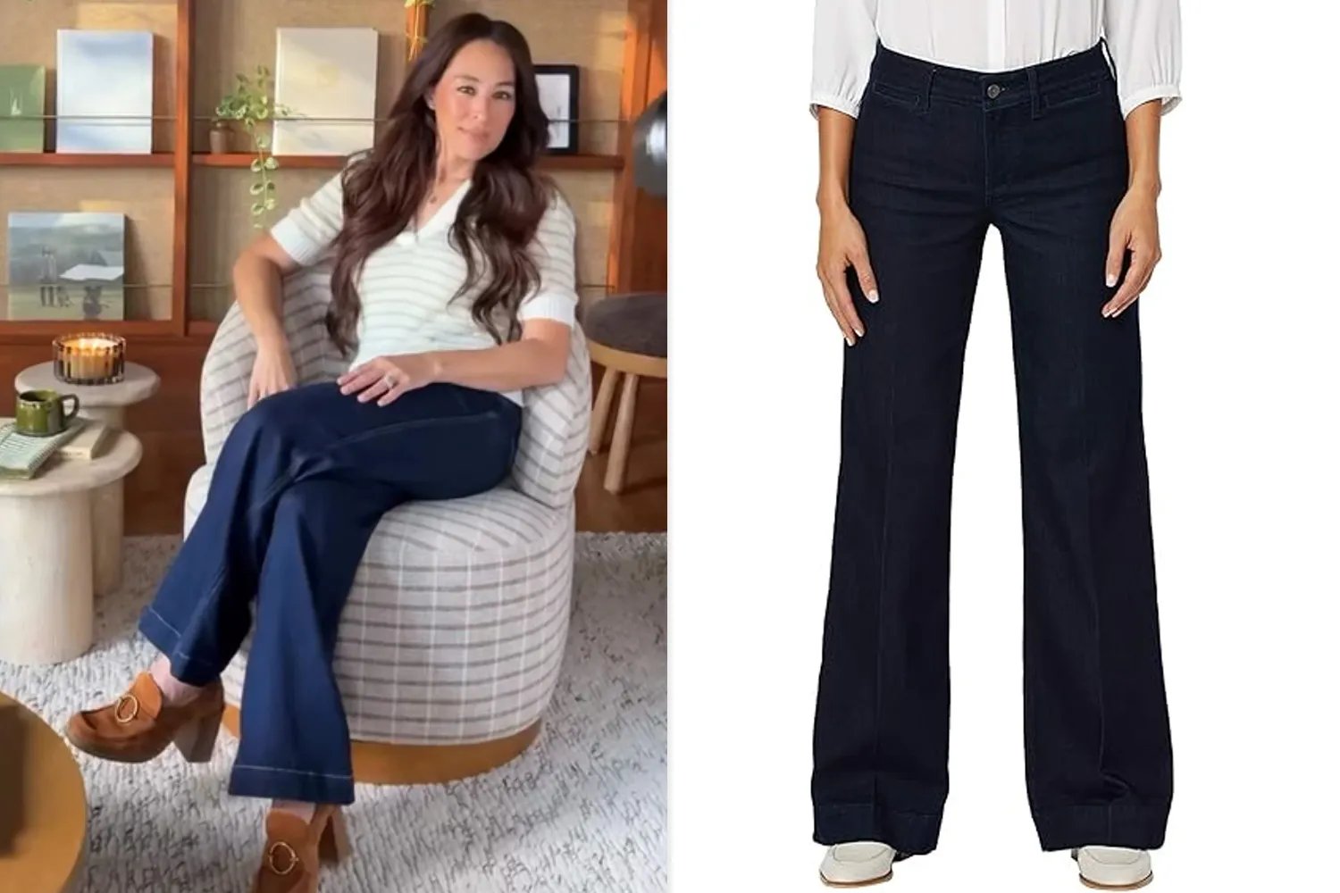 Joanna Gaines and a pair of jeans