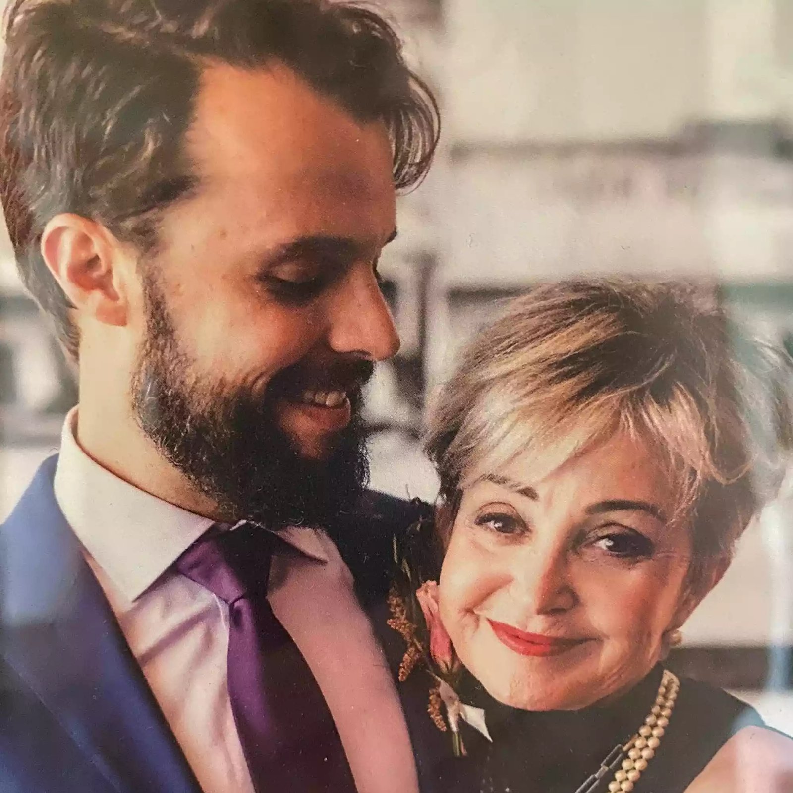 Annie Potts and her son Clay Senechal.