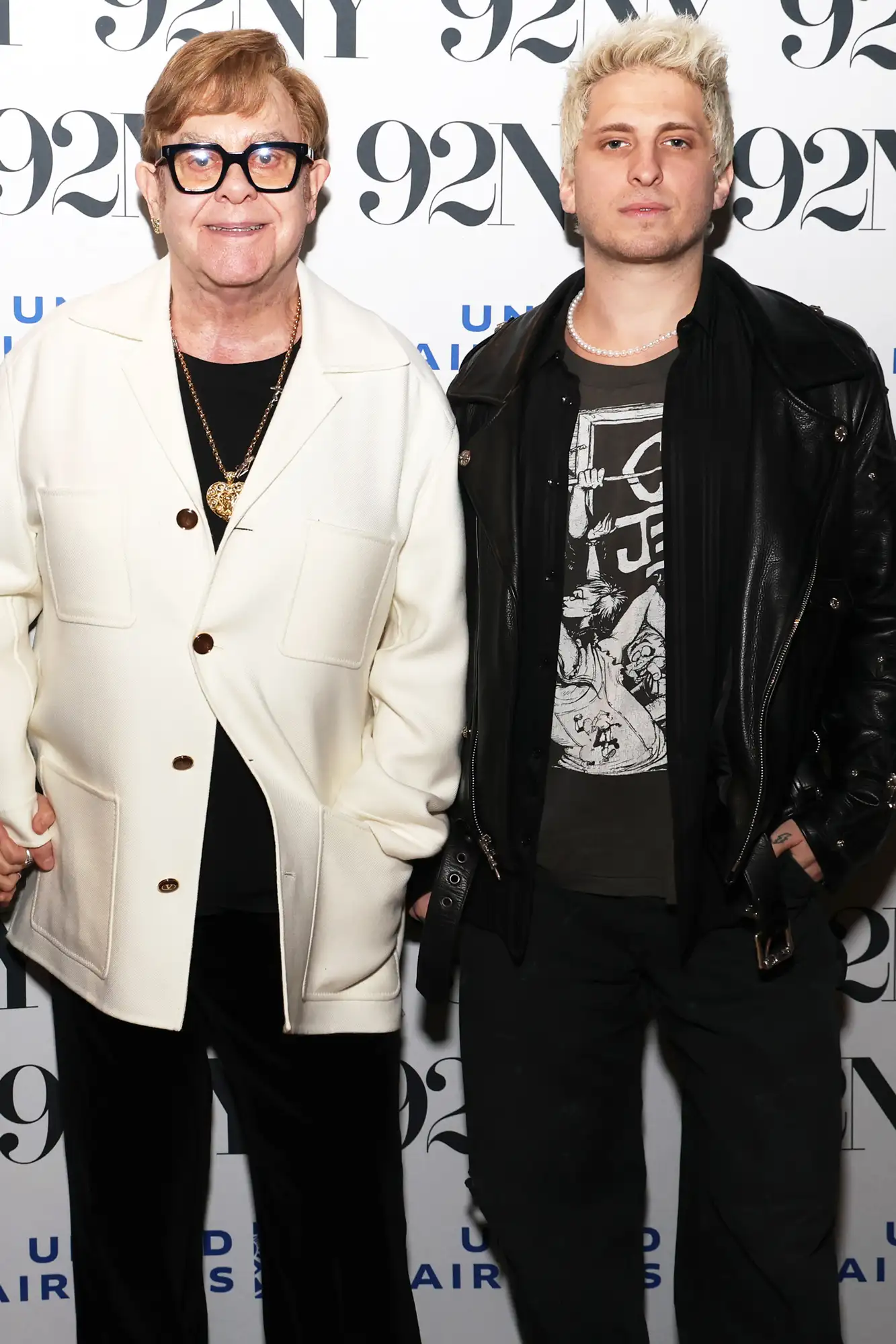 Elton John and Andrew Watt attend Elton John & Brandi Carlile: Who Believes In Angels Stories