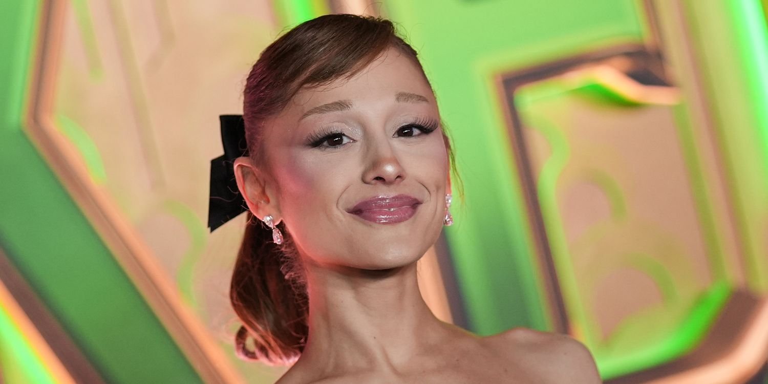 Ariana Grande Shows Off Her Longest Bangs and Embraces This Season's Cozy Headwear Trend