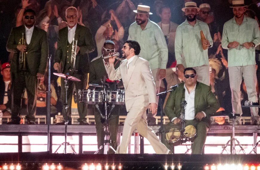 Bad Bunny Takes a Tumble at Concert, but His Fans Keep the Energy Alive