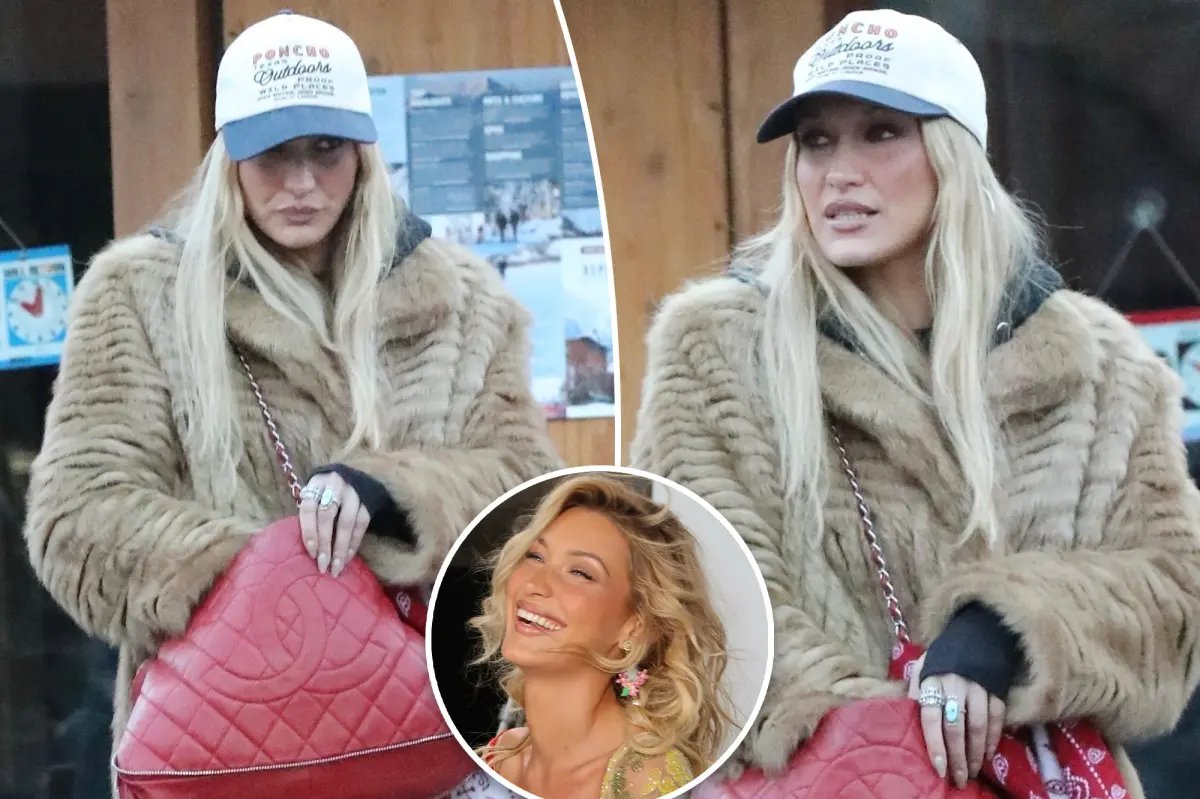 Bella Hadid Sports a Fresh Platinum Blonde Look During Her Aspen Getaway