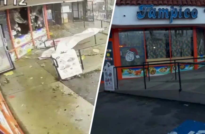 Boyle Heights Restaurant Owner Talks About Family's Experience with the Tornado in LA