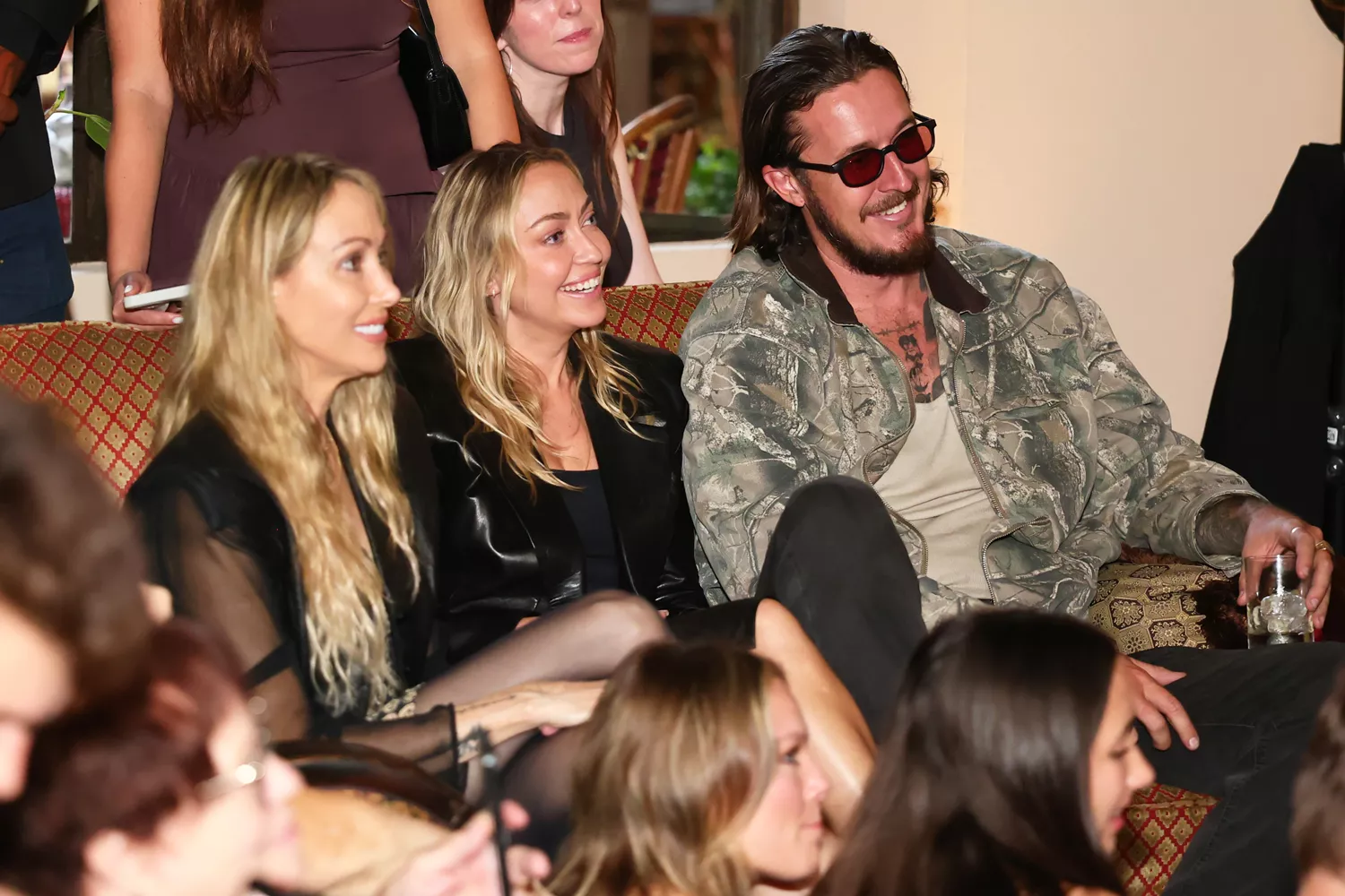 Tish Cyrus, Brandi Cyrus, and Matt Southcombe attend TikTok Presents Something Beautiful Album Release Event