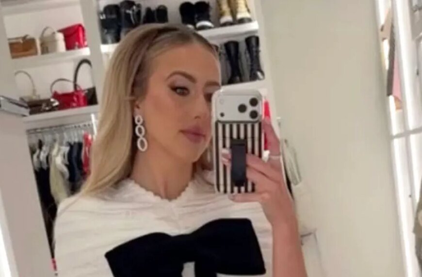 Brittany Mahomes Celebrates the Holidays in a Stylish Chiefs Christmas Party Dress