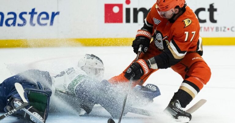 Canucks Hand Ducks Tough Loss with Late Goals