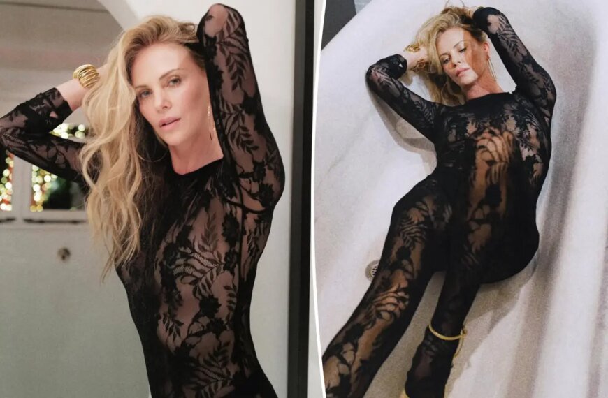 Charlize Theron Stuns in a Lace Catsuit: Fans React to Her Bold Look