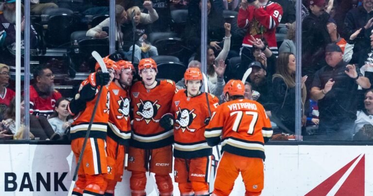 Ducks Find Reasons to Celebrate After Tough Game Against Rival Kings