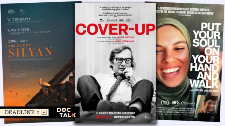 Engaging Conversation with Oscar Contenders: Exploring 'The Tale of Silyan,' 'Put Your Soul on Your Hand and Walk,' and 'Cover-Up' on the Doc Talk Podcast