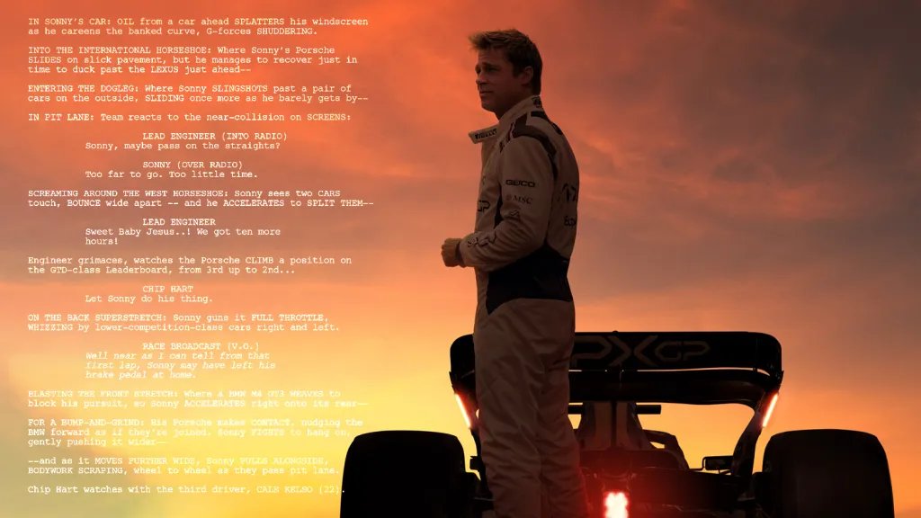 F1: Explore the Screenplay by Joseph Kosinski and Ehren Kruger That Put Brad Pitt Behind the Wheel