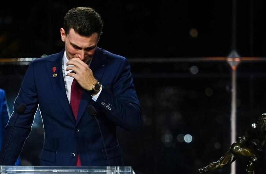 Fernando Mendoza Takes Home the Heisman Trophy as He Heads to the Rose Bowl