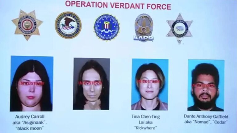 Four Individuals Charged in Los Angeles New Year's Eve Bombing Plot