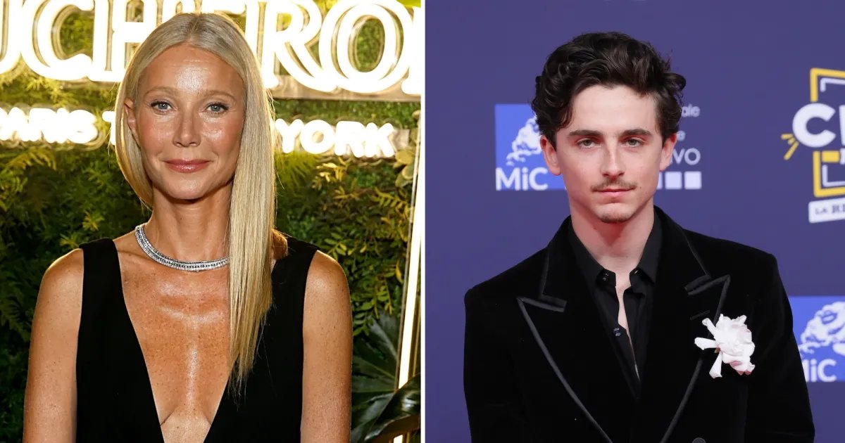 Gwyneth Paltrow Shares Skincare Tips with Timothée Chalamet After a Makeup Mix-Up