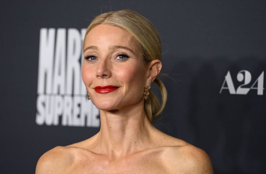Gwyneth Paltrow Shares a Fresh Look with Natural Freckles in Cozy Pajamas
