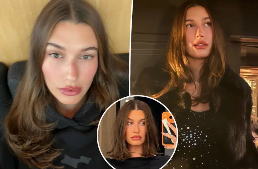 Hailey Bieber Embraces a Chic Supermodel Bob Haircut