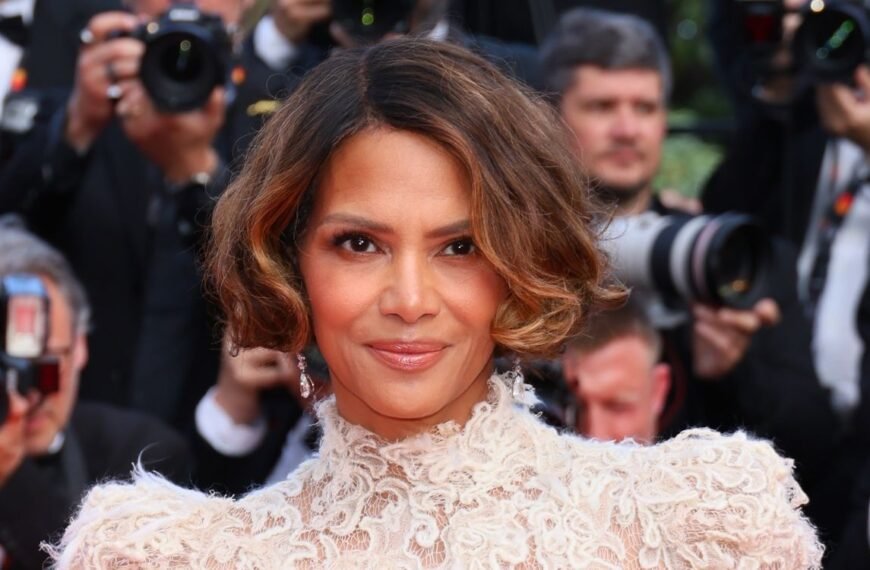 Halle Berry Opens Up with a Natural, Makeup-Free Photo in Bed in a Cozy Tank Top