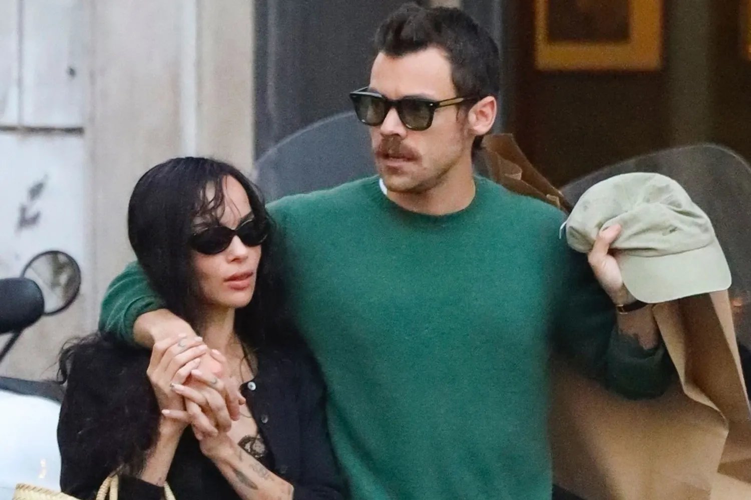 Harry Styles and Zoe Kravitz in Rome