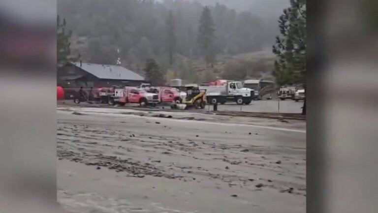 Heavy Holiday Storm Hits San Bernardino County