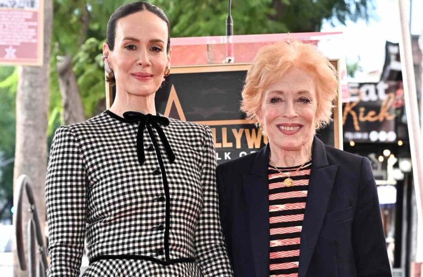 Holland Taylor Celebrates Partner Sarah Paulson at Walk of Fame Ceremony, Playfully Calls Her 'Dangerous Like a Squirrel'