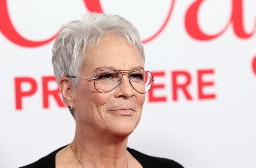 Jamie Lee Curtis Embraces a Bold New Look with a Chic Leather Dress