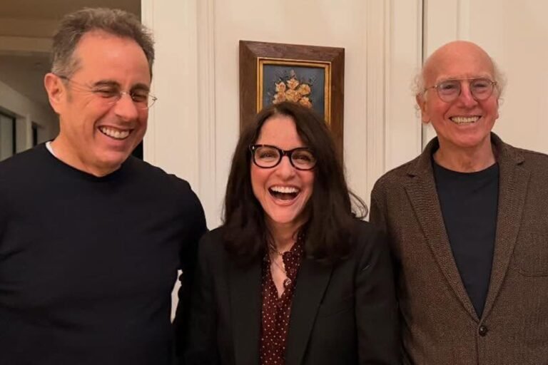 Jerry Seinfeld, Julia Louis-Dreyfus, and Larry David Share a Heartwarming Christmas Eve Reunion