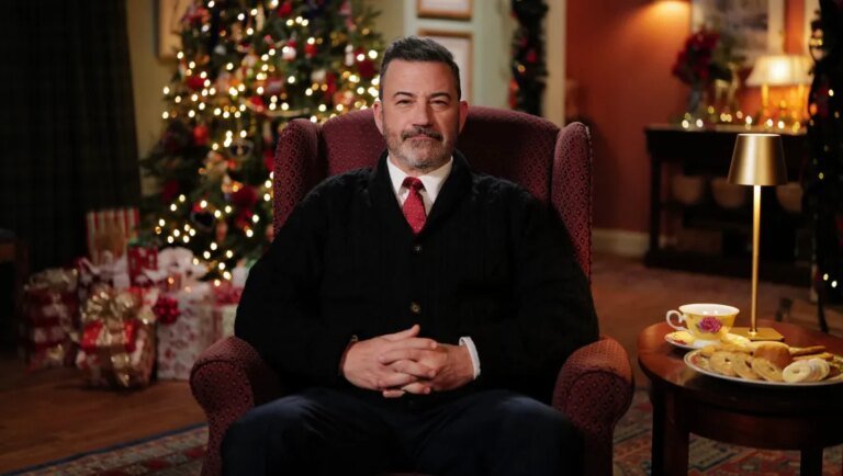 Jimmy Kimmel Shares Thoughts on a Challenging Year in His Christmas TV Speech