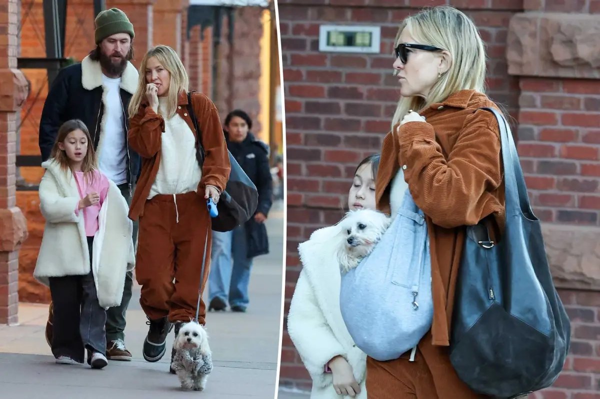 Kate Hudson's Cozy Corduroy Set: Perfect for Your Aspen Holiday Shopping